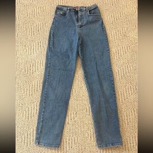 90s Gloria Vanderbilt Medium Wash Denim Straight Leg Jeans, size 10 long (10T)